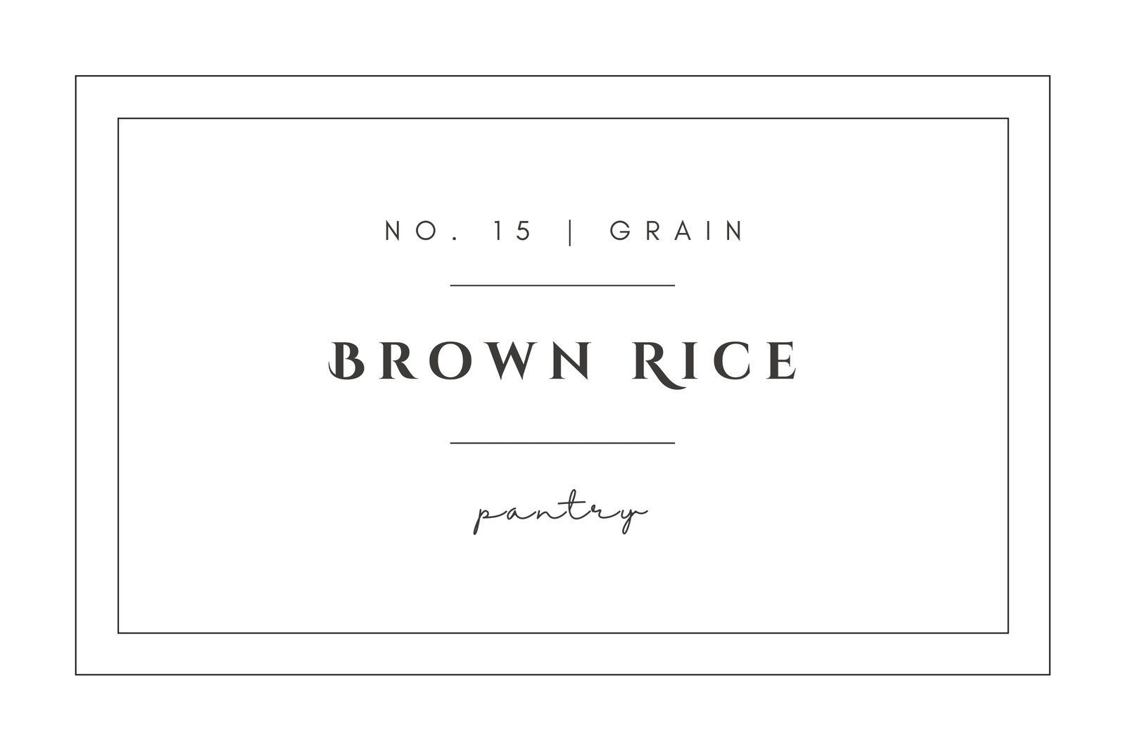 Editable Blank Kitchen Labels Free Printable