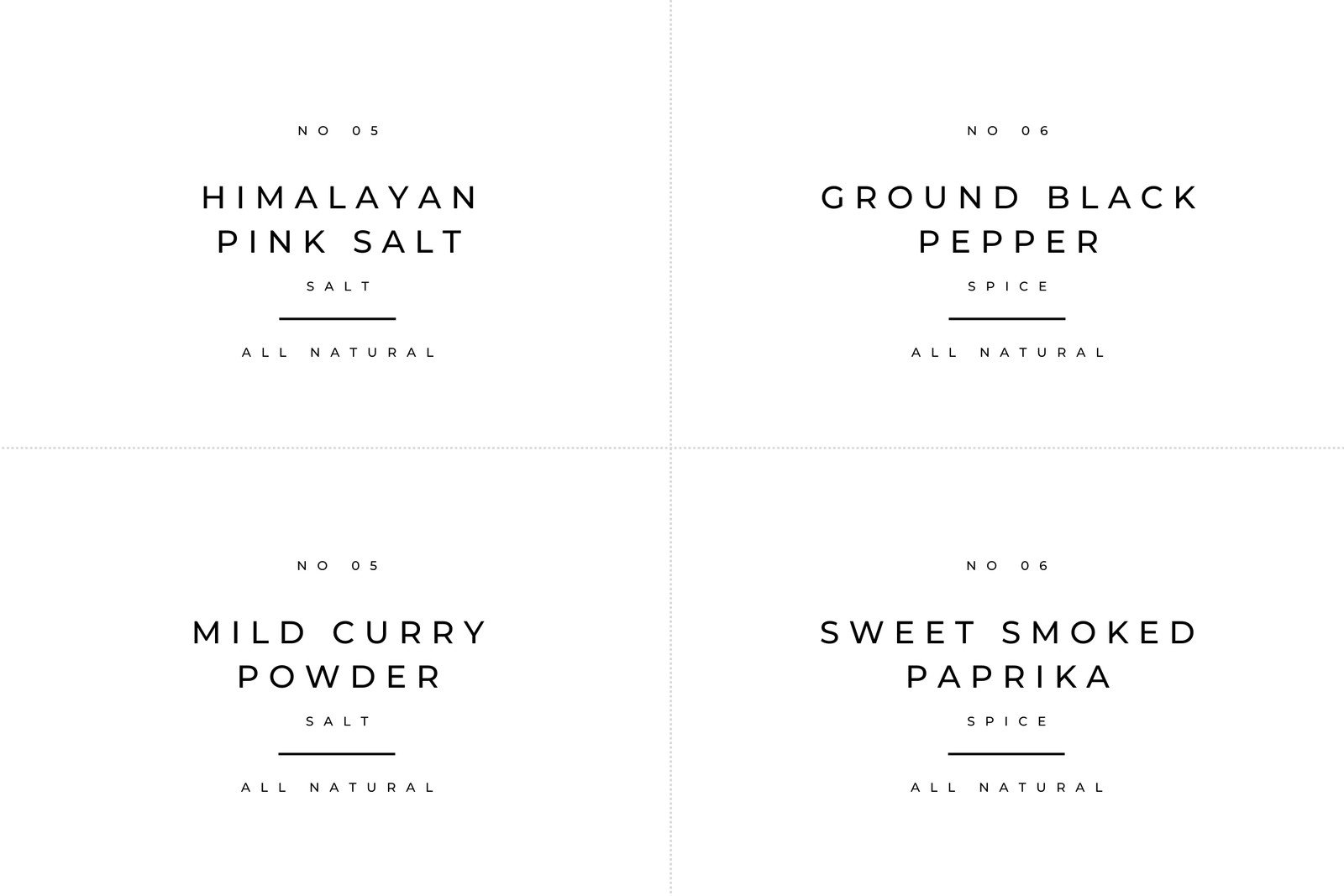 Editable Blank Kitchen Labels Free Printable