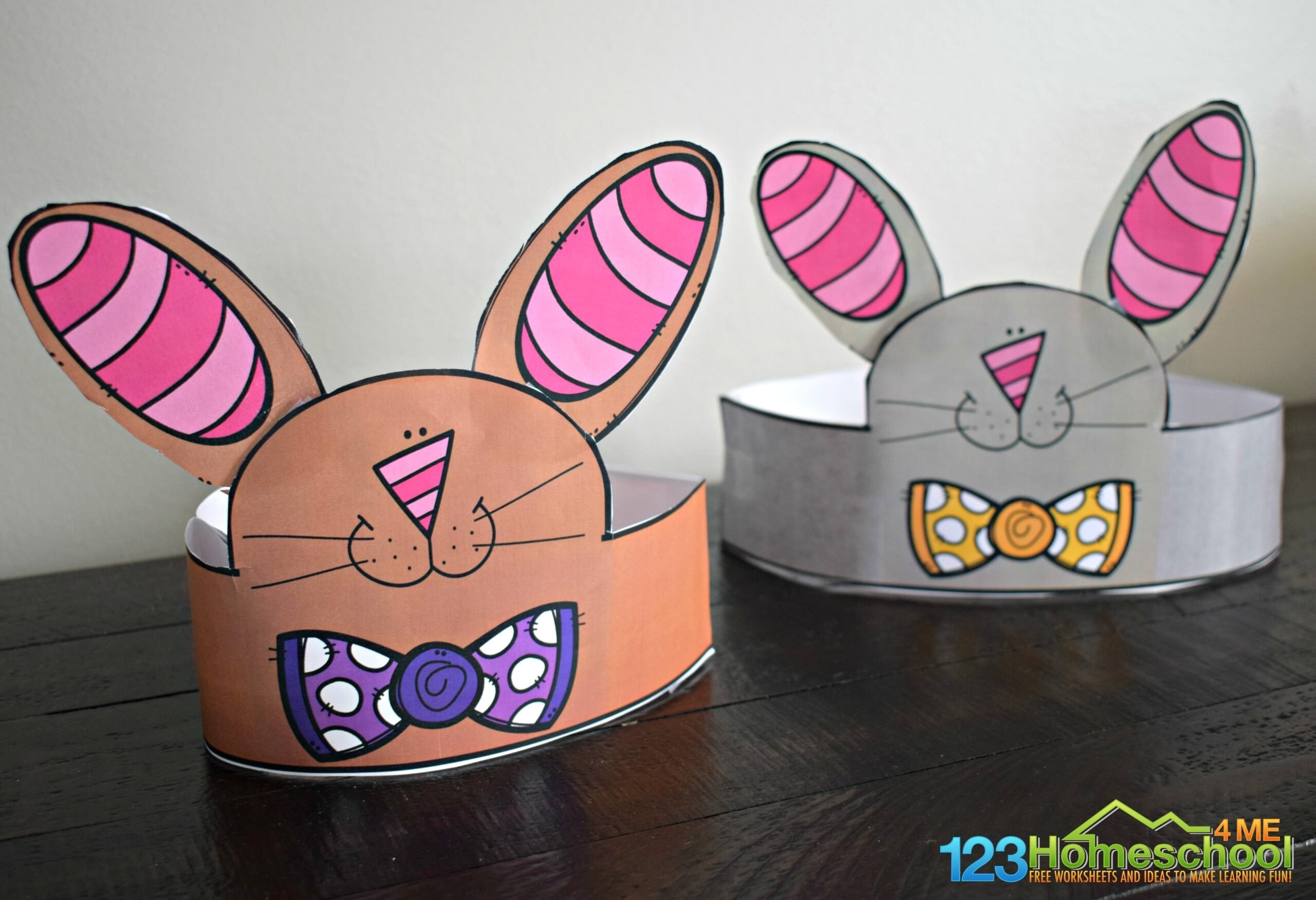 Free Printable Easter Bunny Headband Template