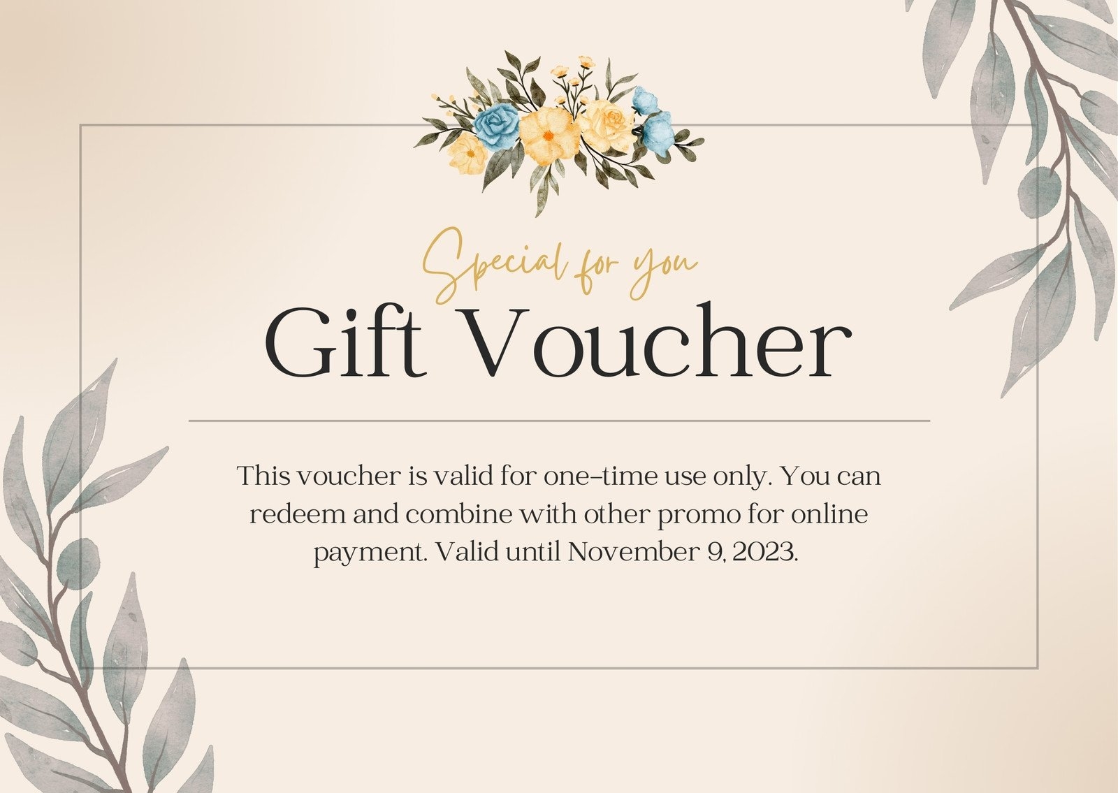 Free Printable Meal Voucher Templates