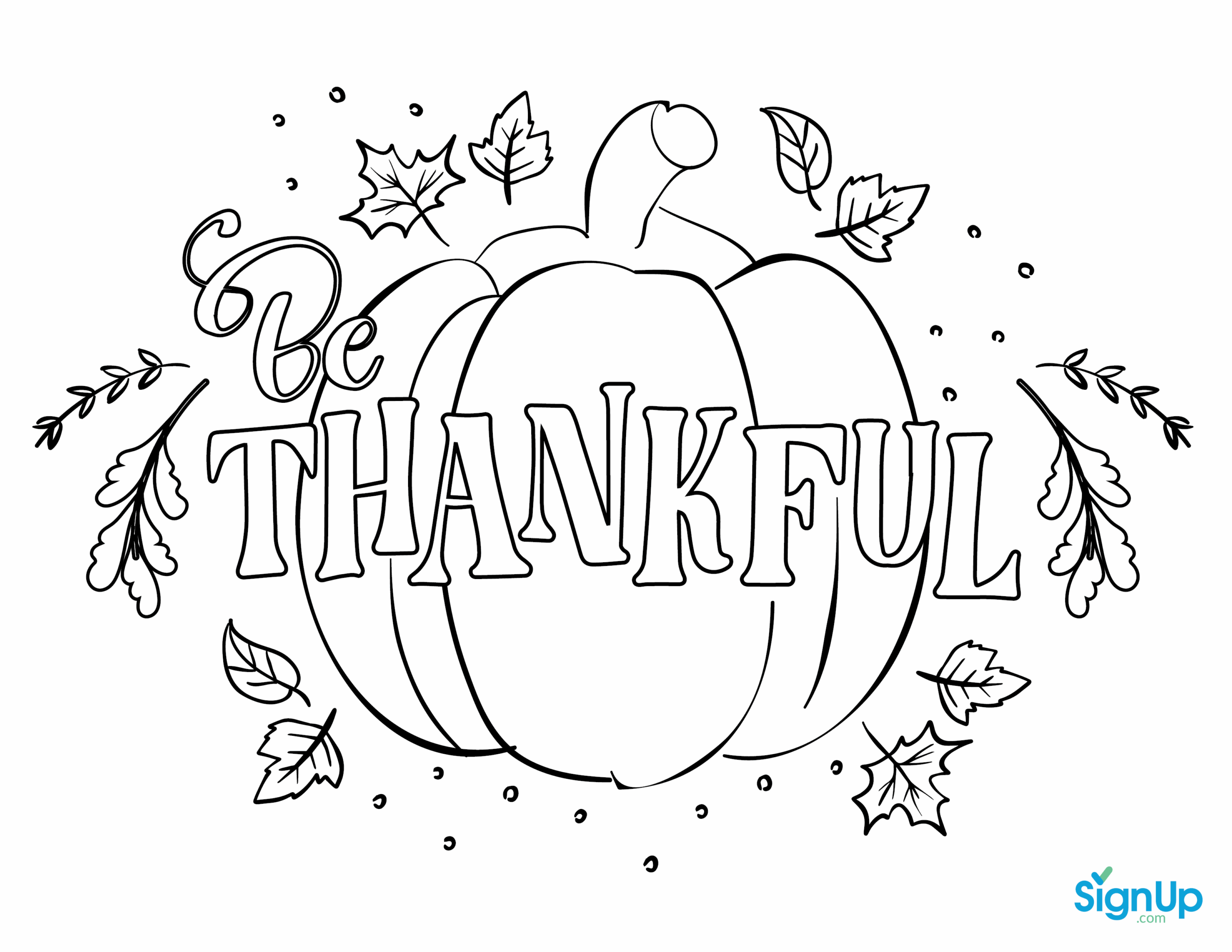 Free Printable Thanksgiving Coloring Pictures