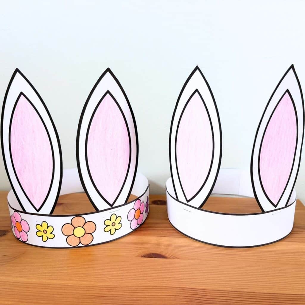 Free Printable Easter Bunny Headband Template