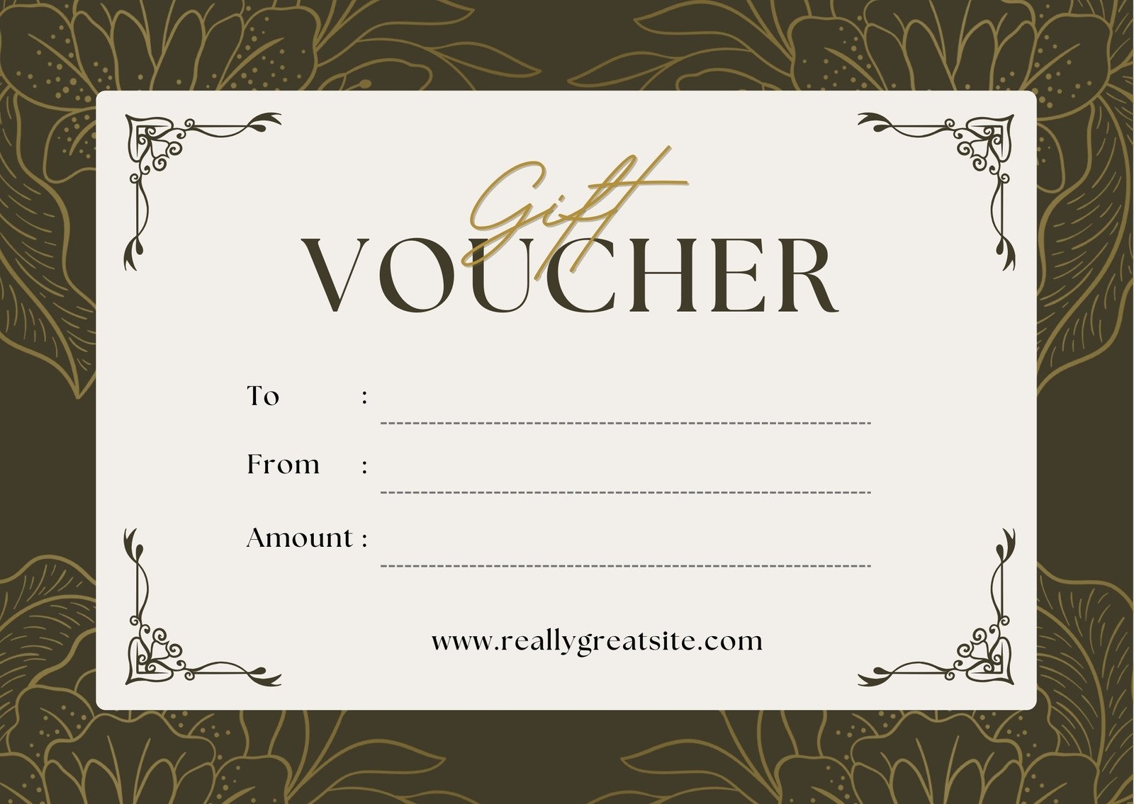Free Voucher Templates Printable