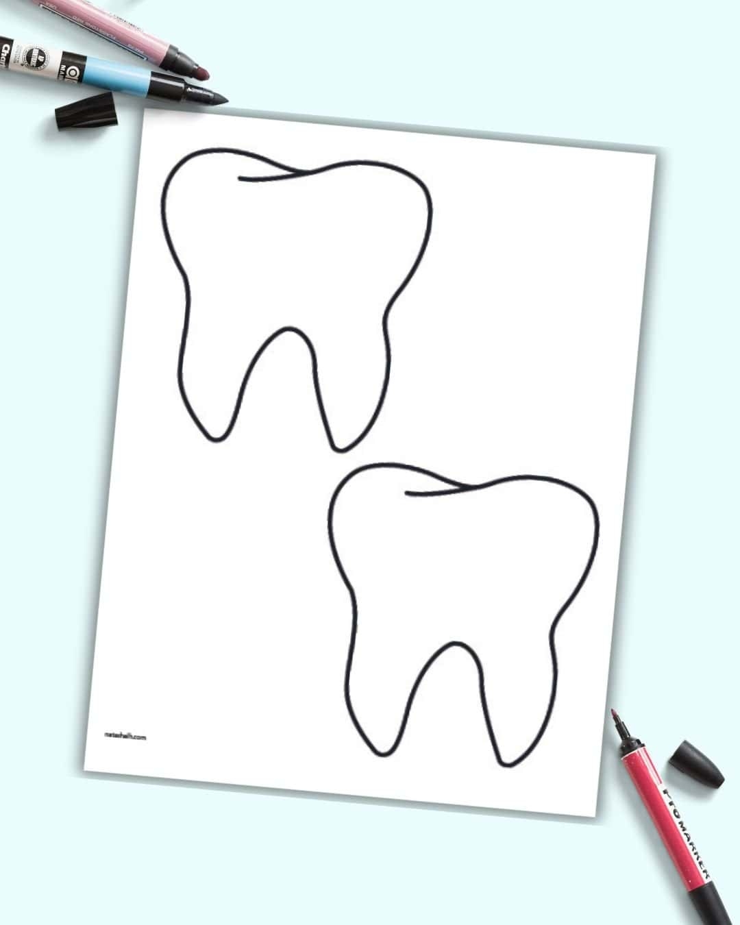 Tooth Templates Free Printable