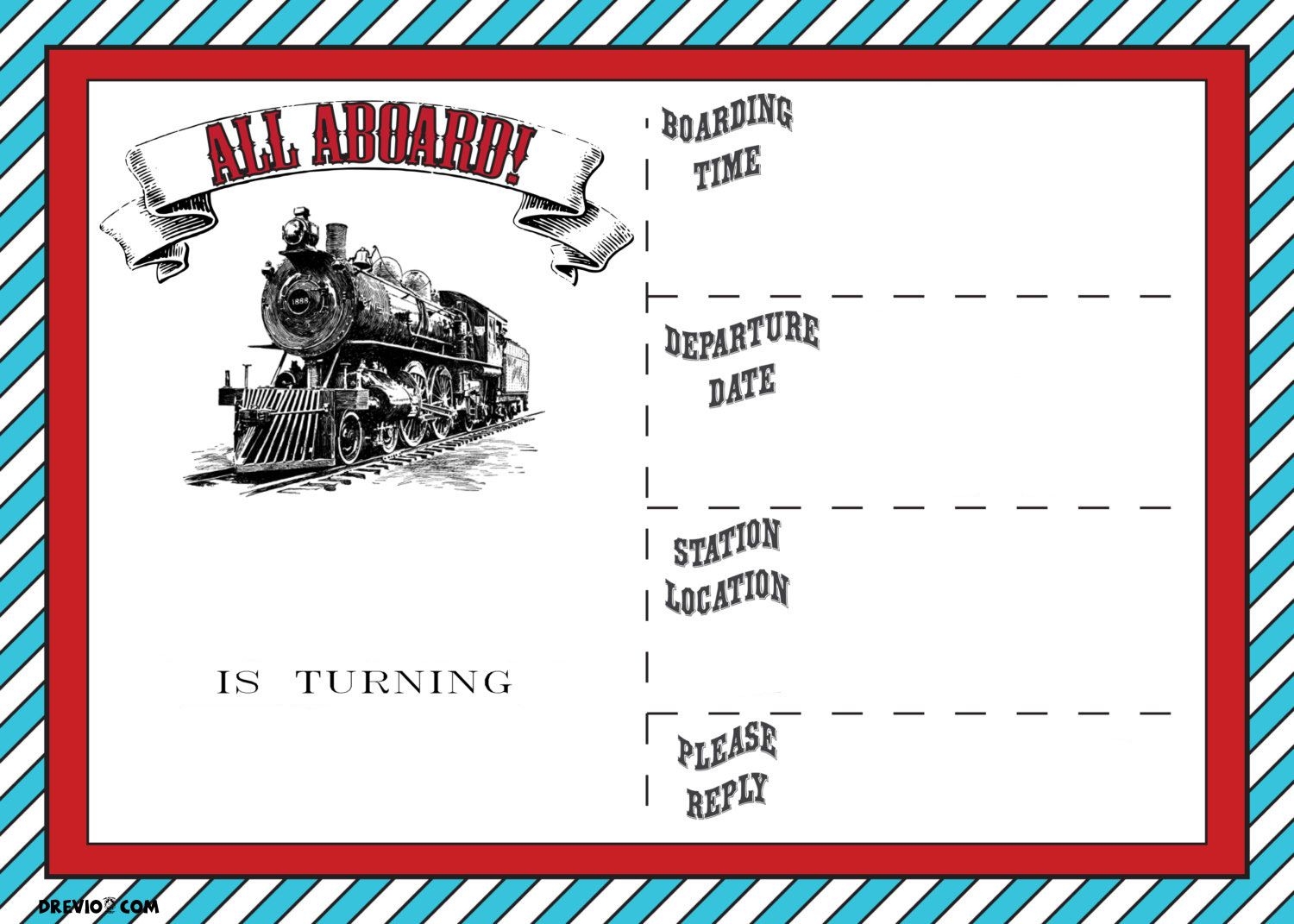Train Templates Free Printables