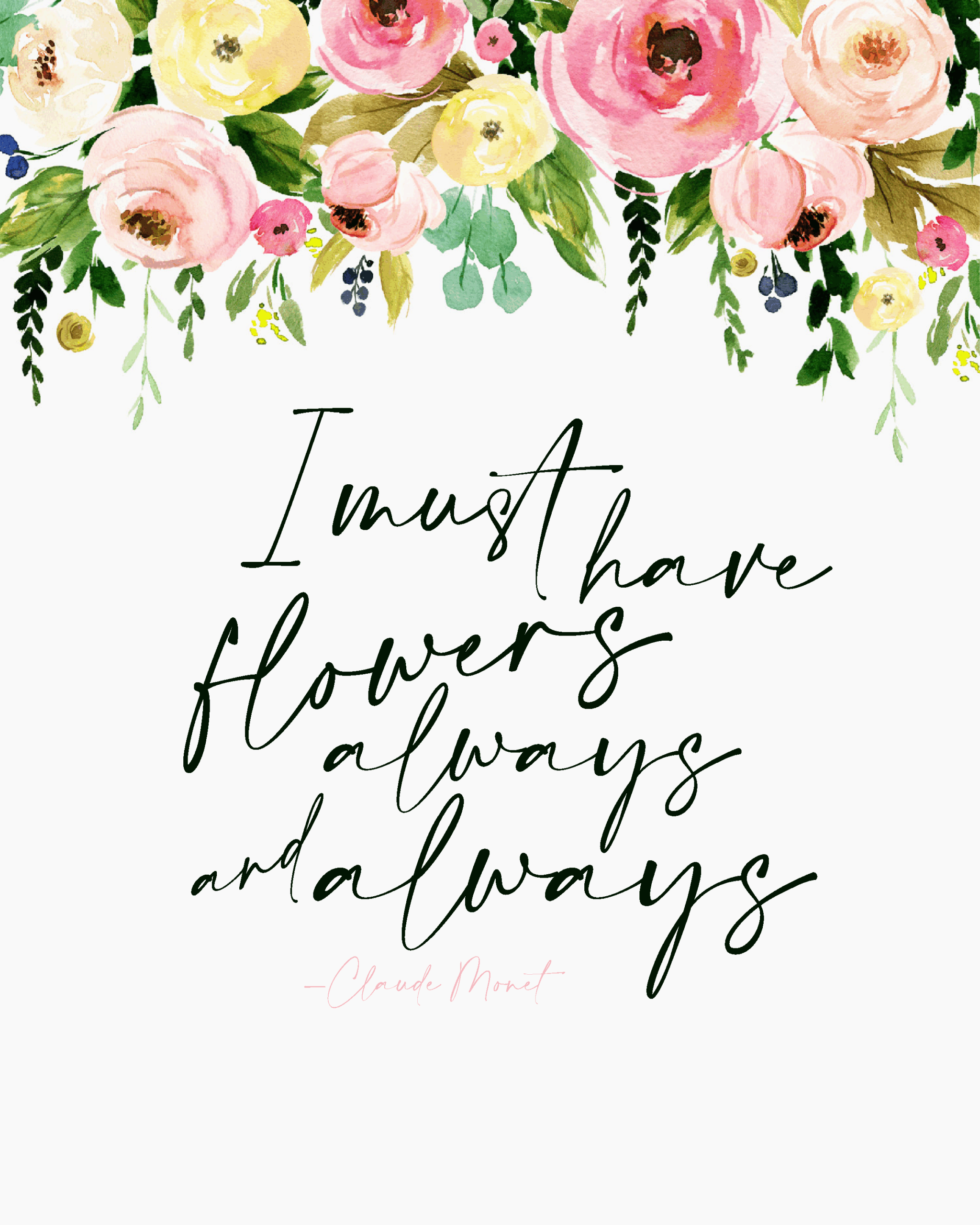 Free Printable Flowers