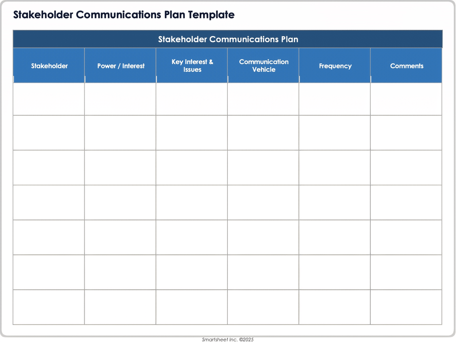 Free Stakeholder Analysis U0026 Matrix Templates All Formats