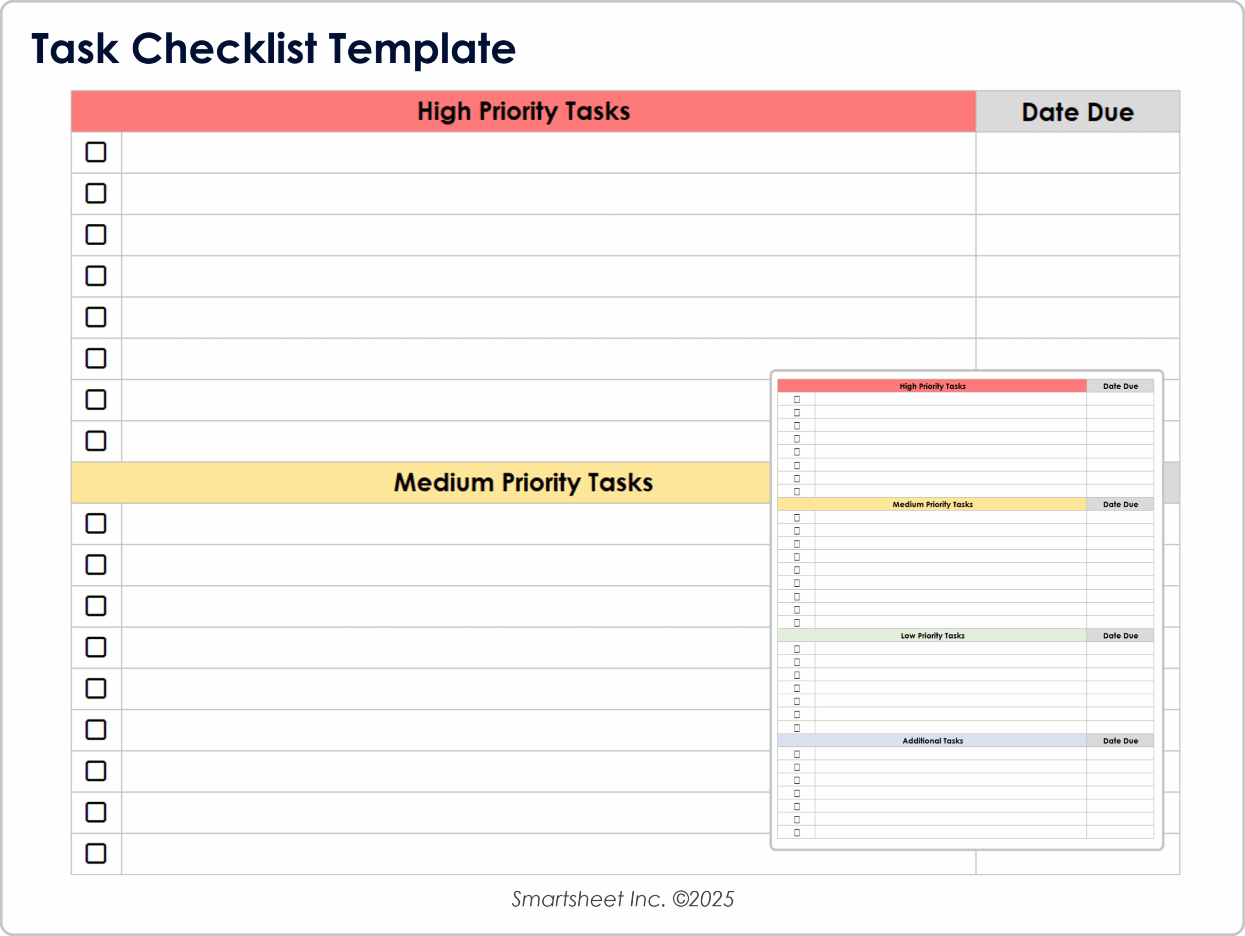 Free To Do Lists U0026 Task Tracker Templates