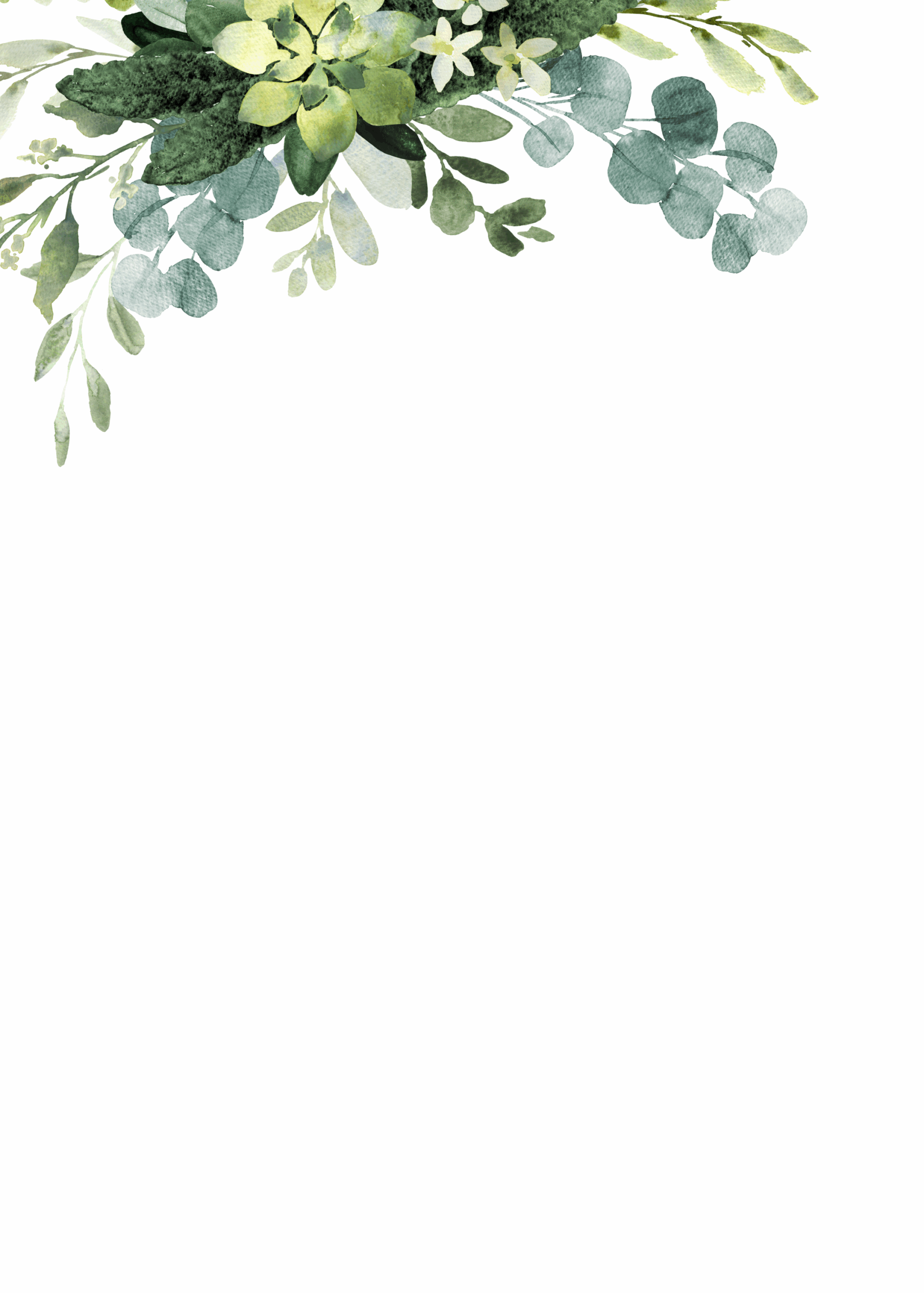 Printable Eucalyptus Template Free