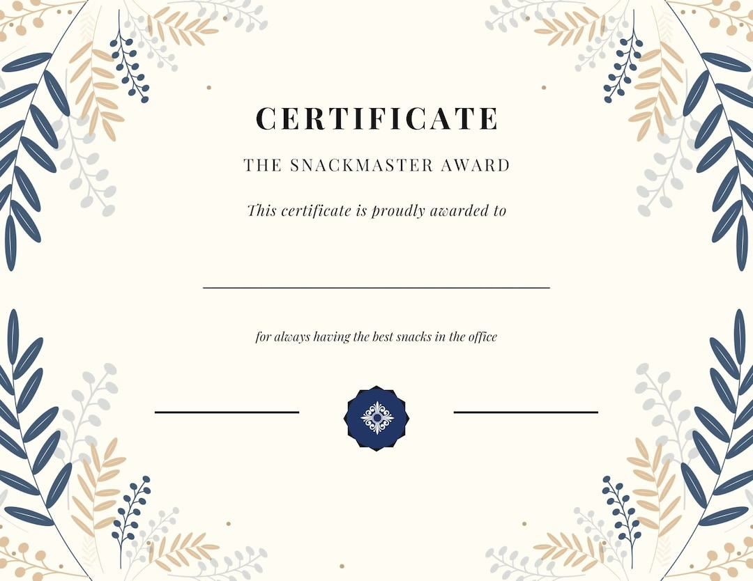 Funny Office Certificate Awards Set Of 15 INSTANT DOWNLOAD PRINTABLE Digital File Template Etsy