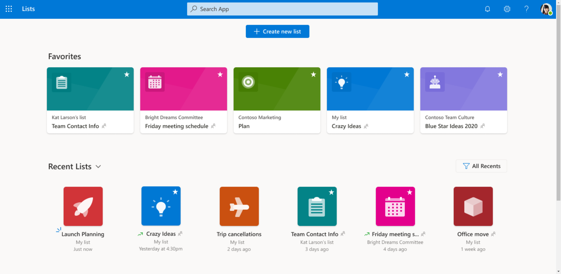 Ms Lists Templates