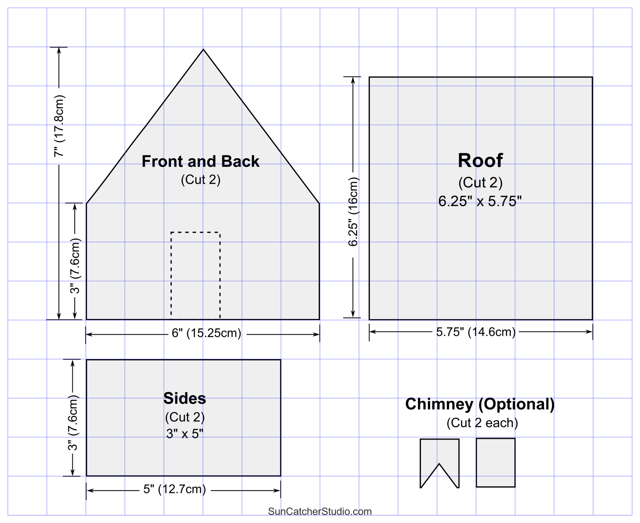 Gingerbread House Patterns Free Printable