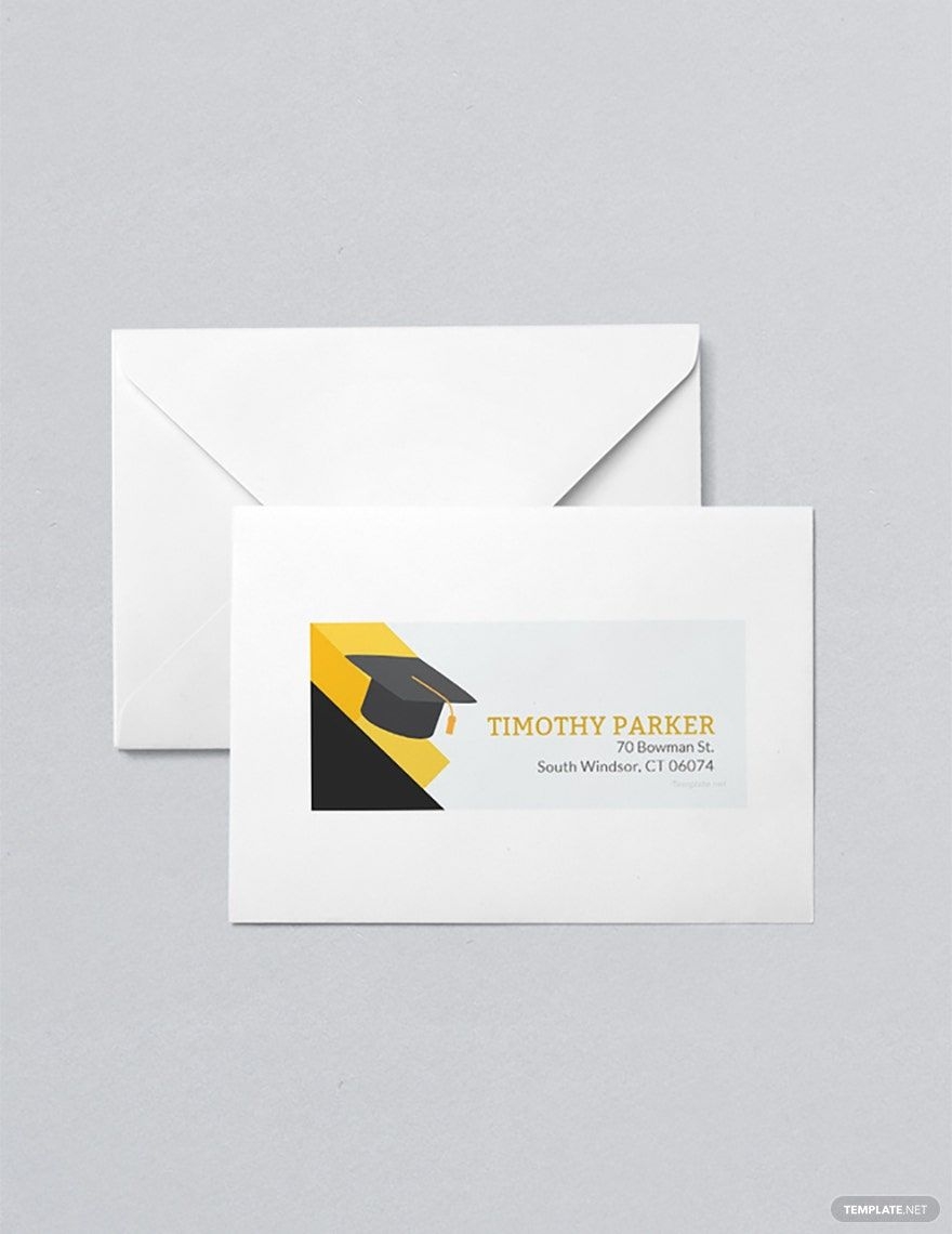 Free Printable Graduation Address Label Templates
