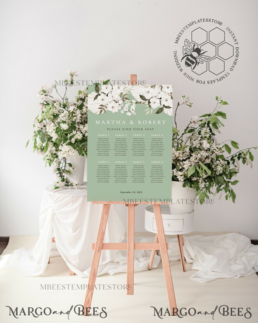 Wedding Table Chart Template
