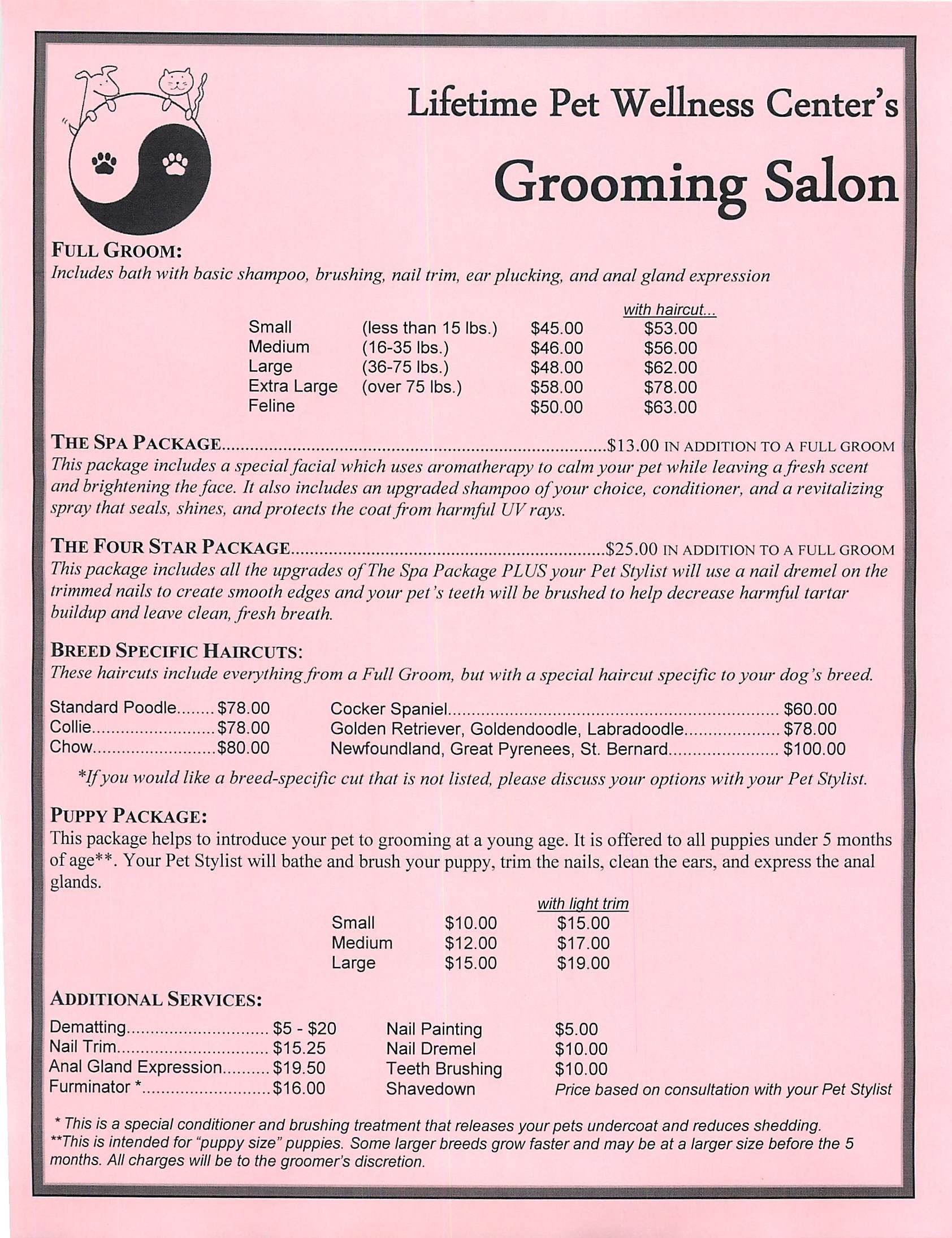 Grooming Services 2025 Wholeselling