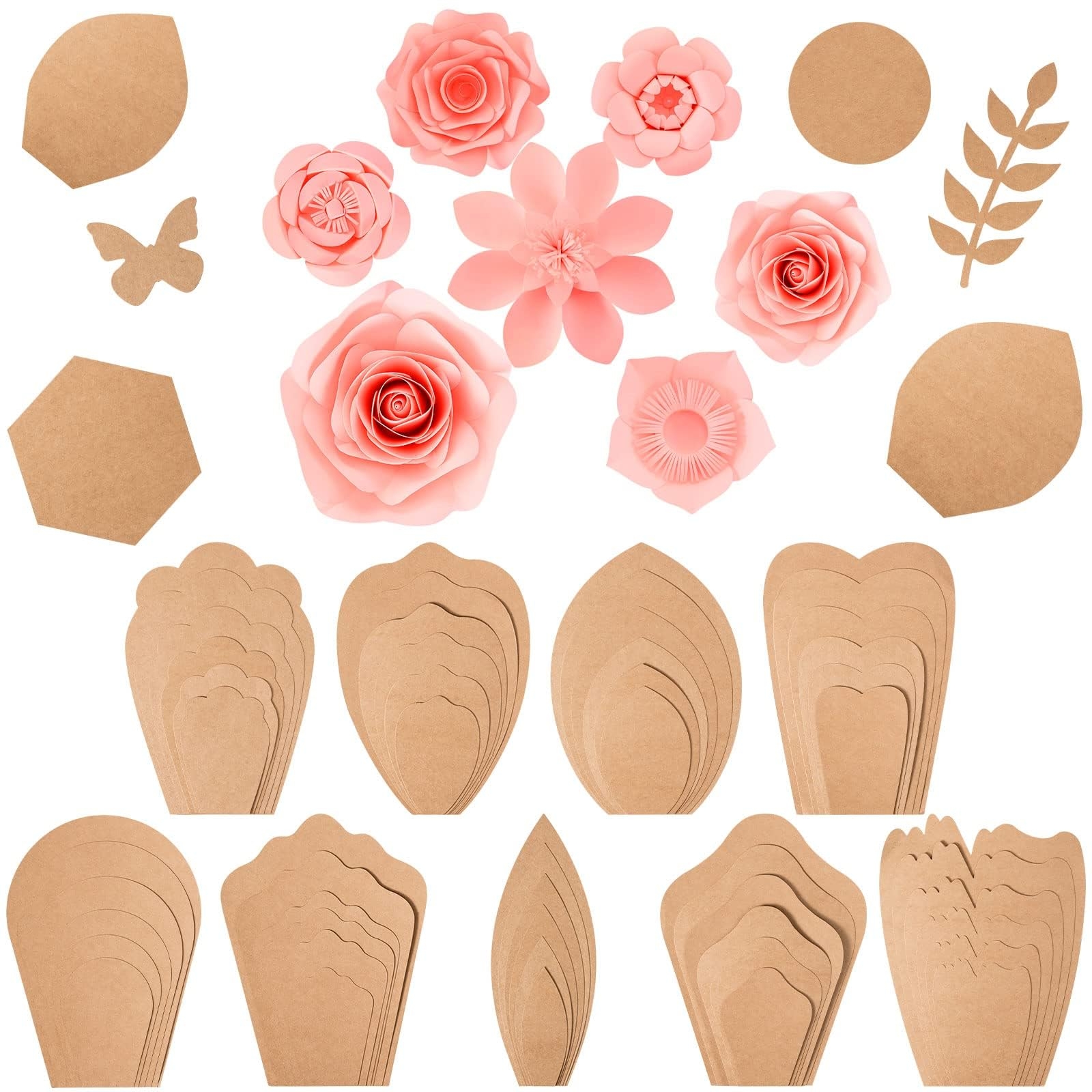 Free Printable Big Paper Flower Template