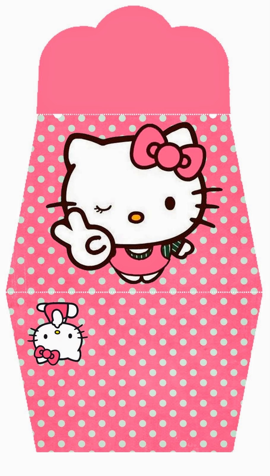 Hello Kitty In Pink Free Printable Purse Invitations Oh My 