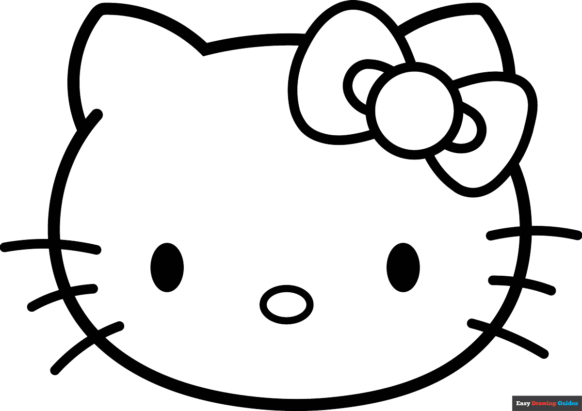 Free Coloring Hello Kitty Printable