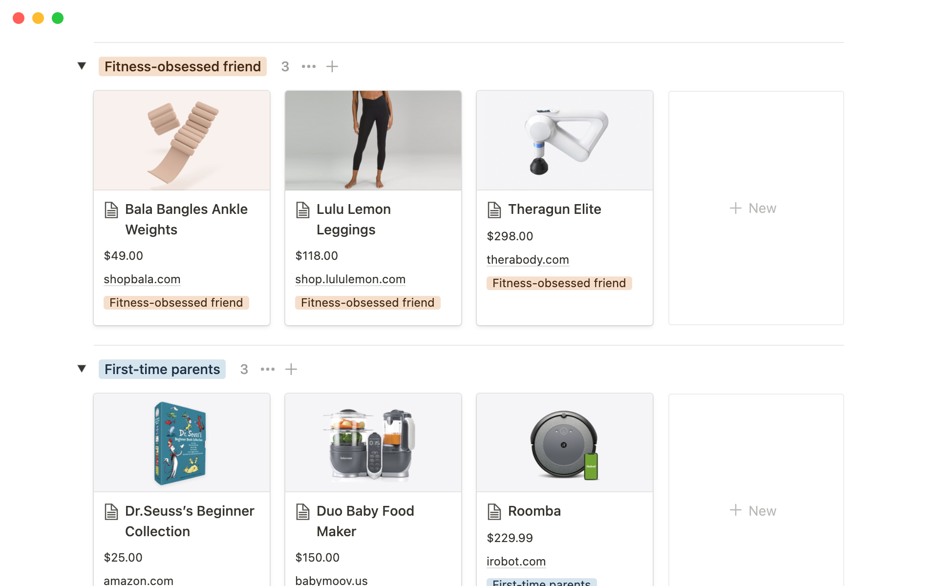 Holiday Gift Guide 2025 Template Notion Marketplace