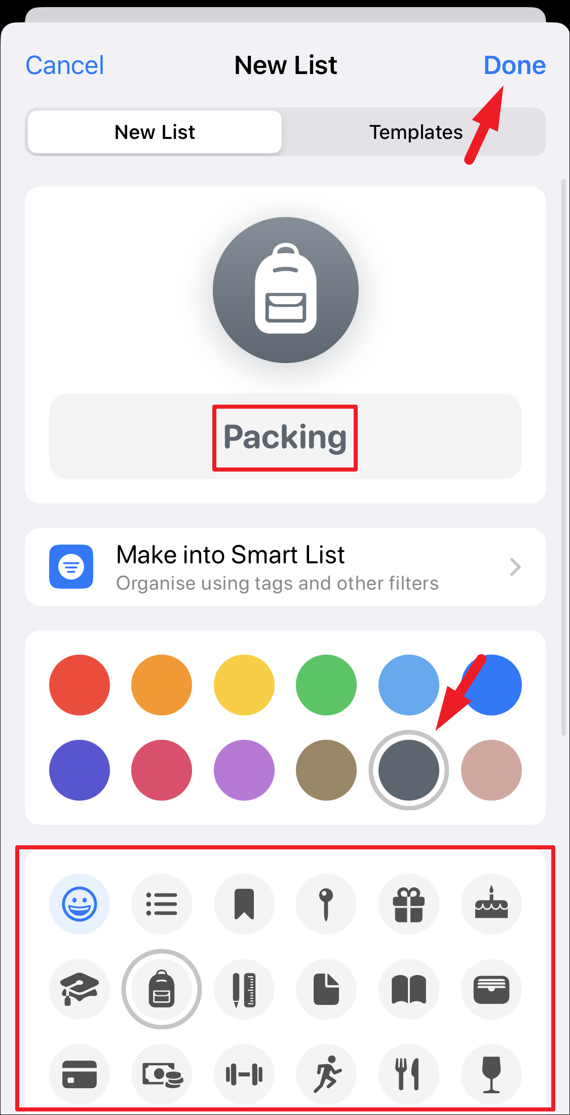 How To Save And Share A List As Template In Reminders App On IPhone