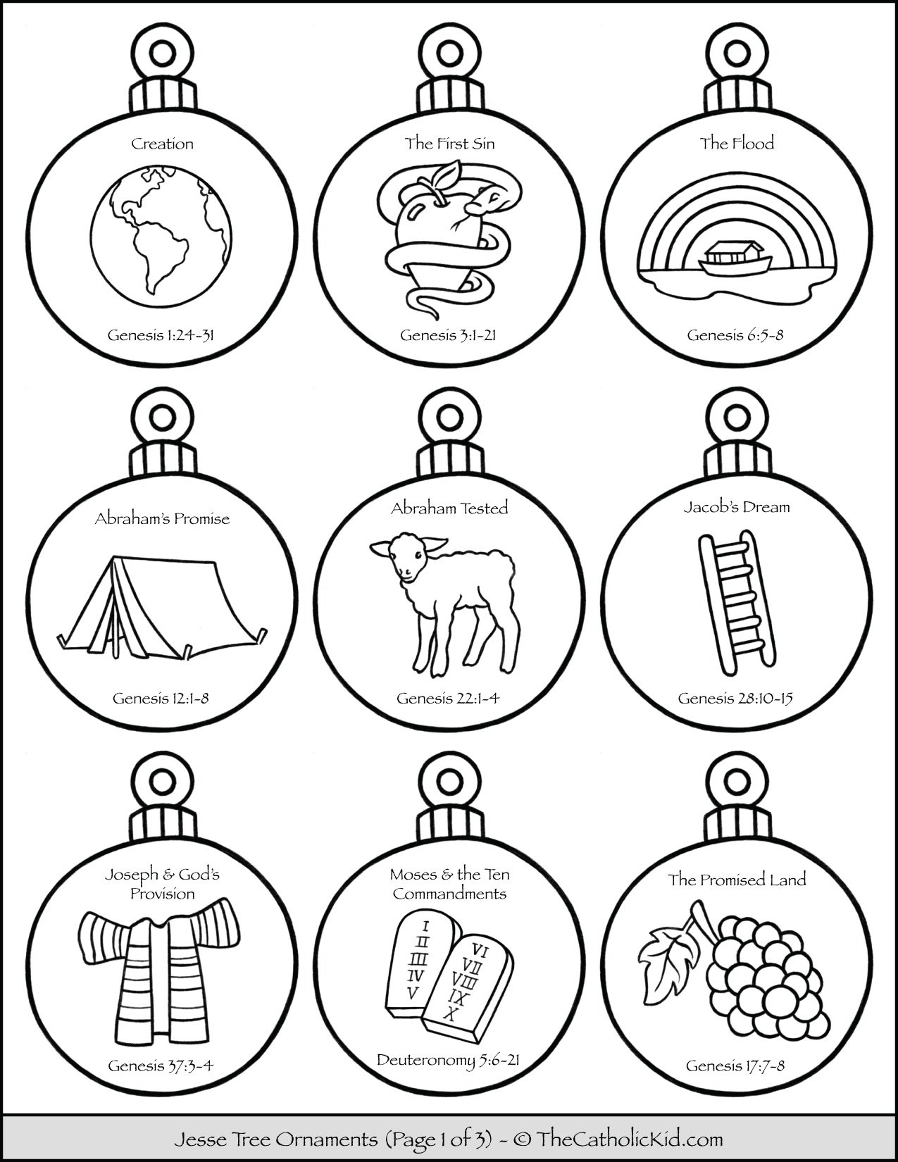 Free Printable Jesse Tree
