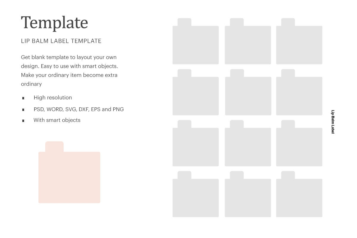 Free Printable Lip Balm Label Template