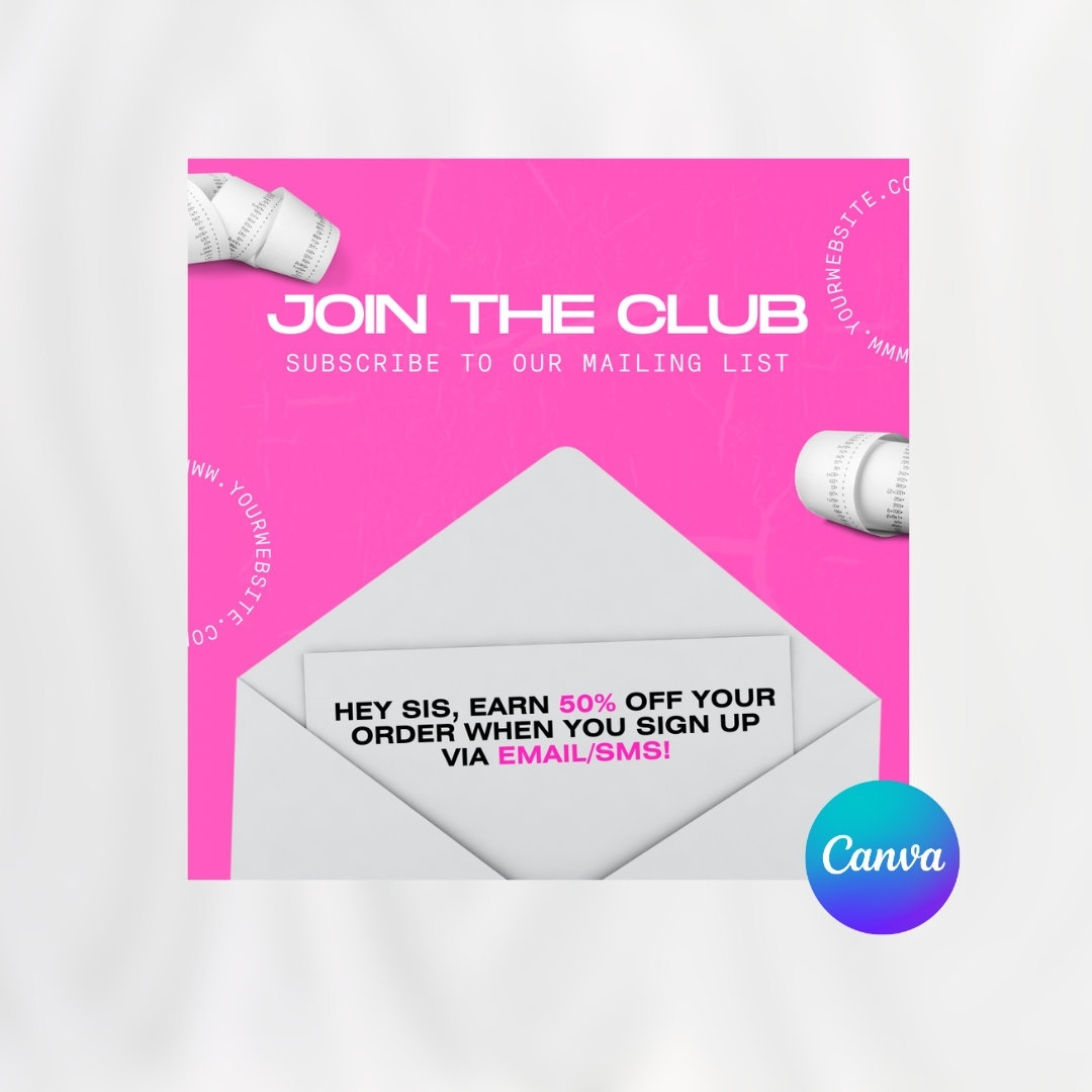Join Our Mailing List Template