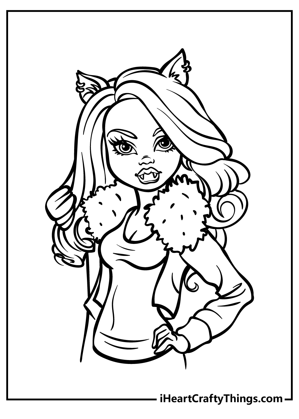 Free Printable Coloring Pages Monster High