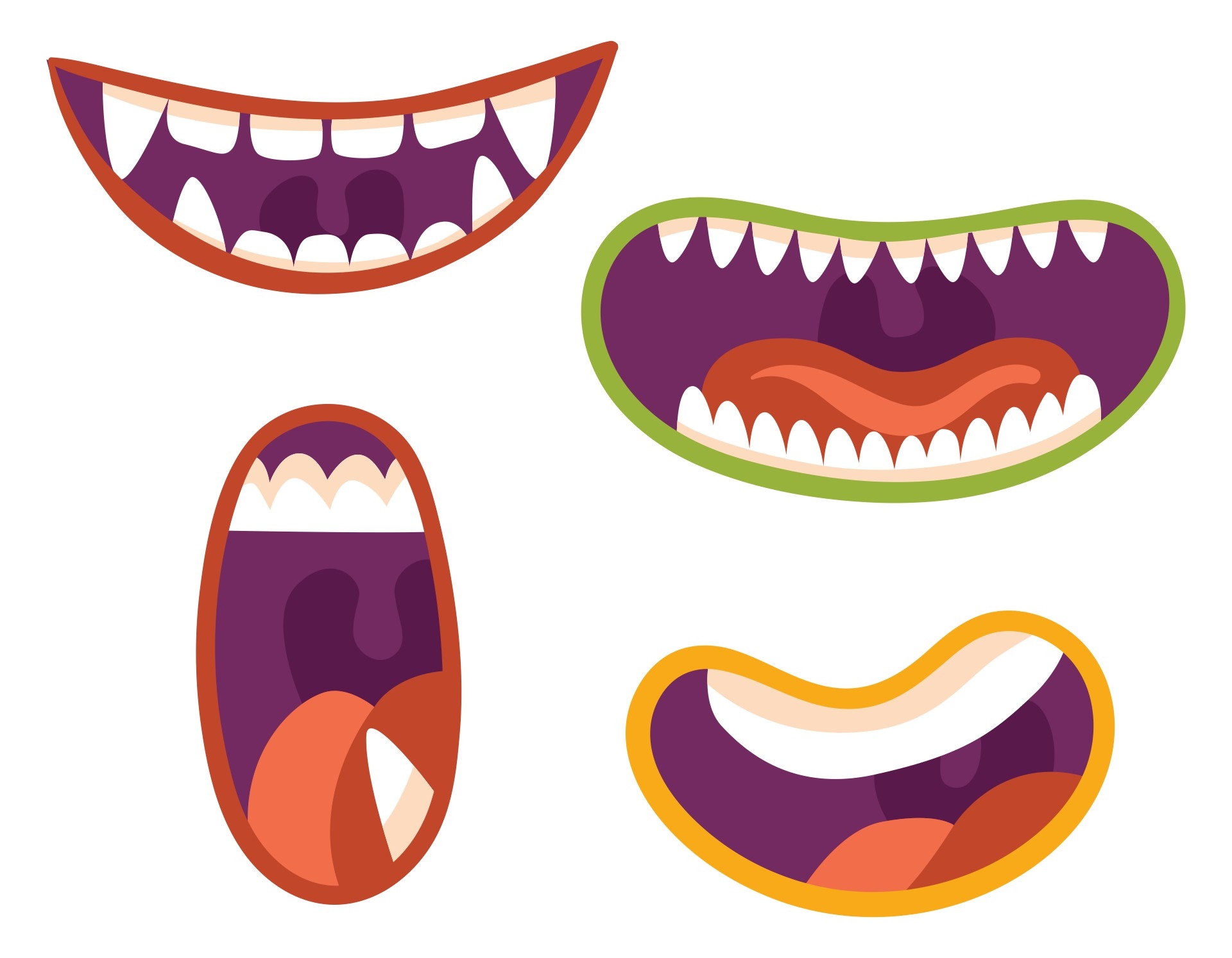 Free Printable Monster Mouth Template
