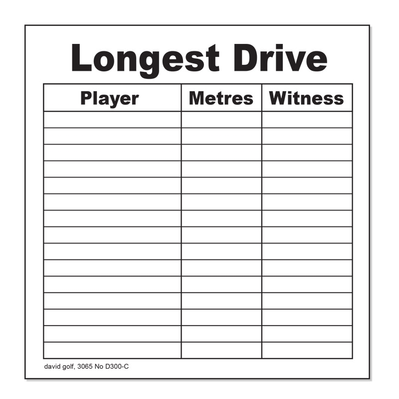 Printable Blank Golf Pin Sheet Template
