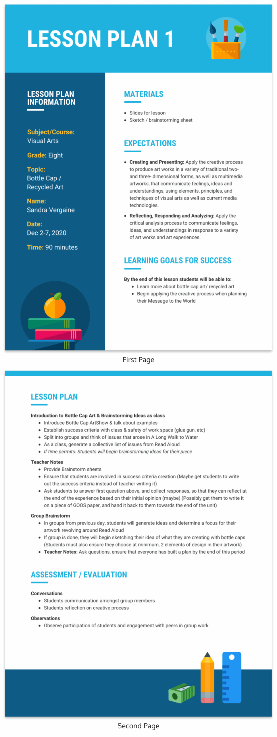 Online Course Design Examples And Templates Venngage