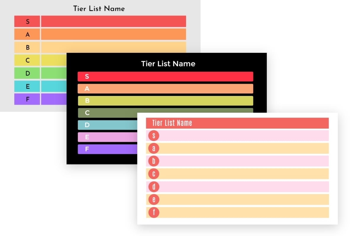 Teir List Template