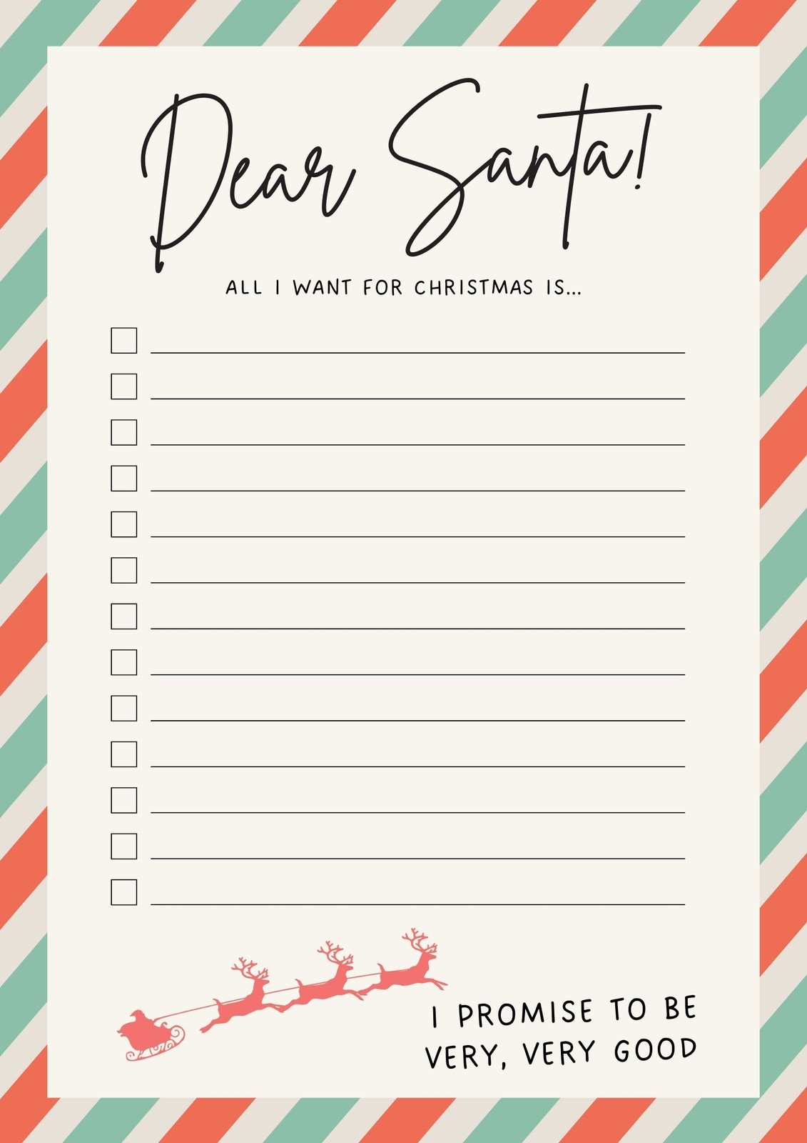 Page 2 Free And Customizable Holiday Wishlist Templates