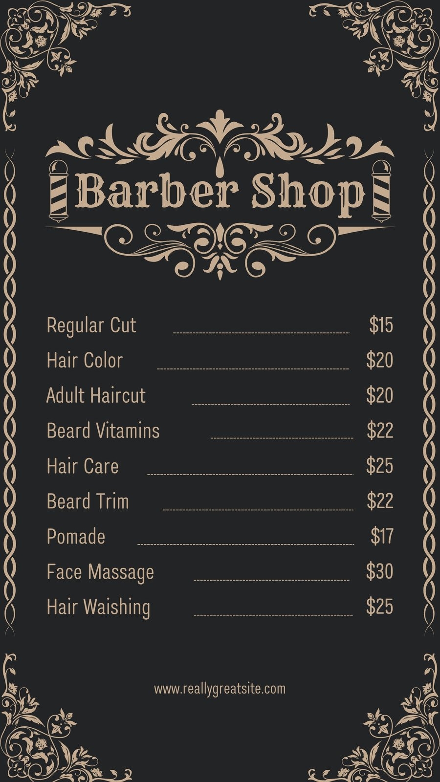 Page 4 Free And Customizable Barber Templates Canva