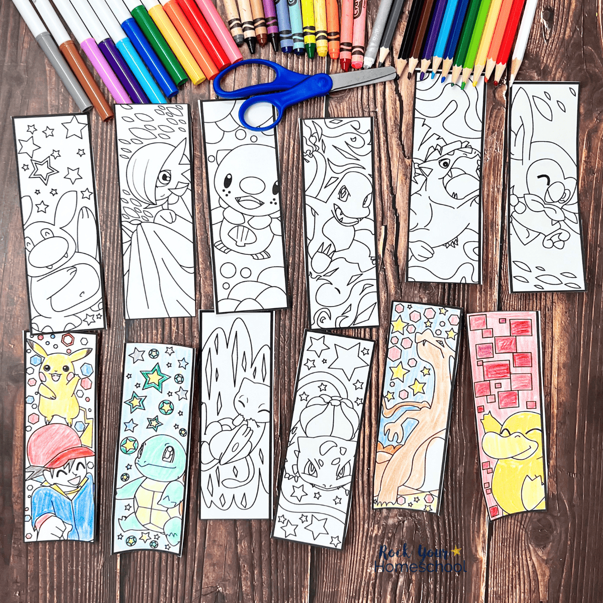 Free Printable Bookmark To Color