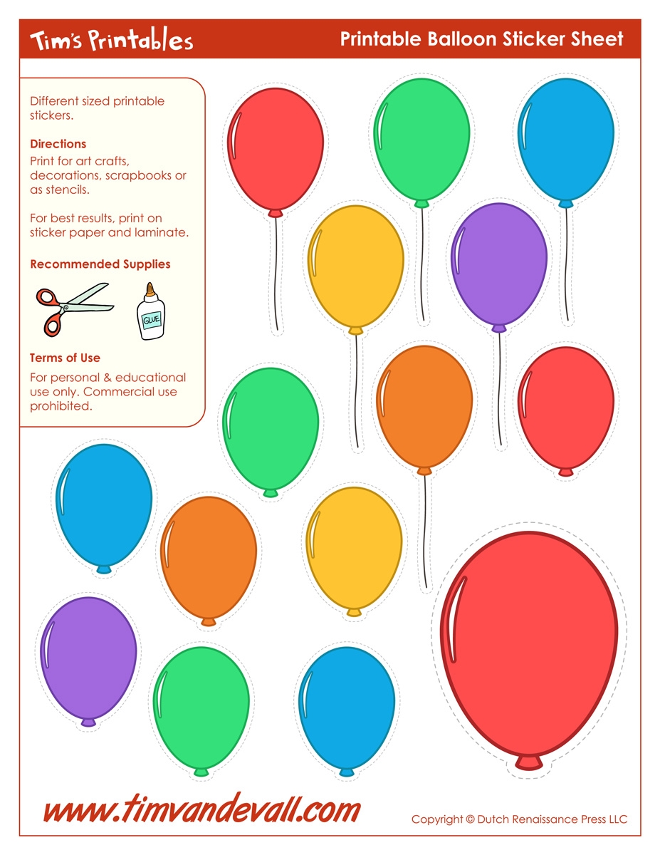 Balloon Chart Template