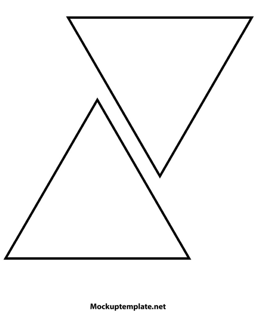 Printable Triangle Templates Free