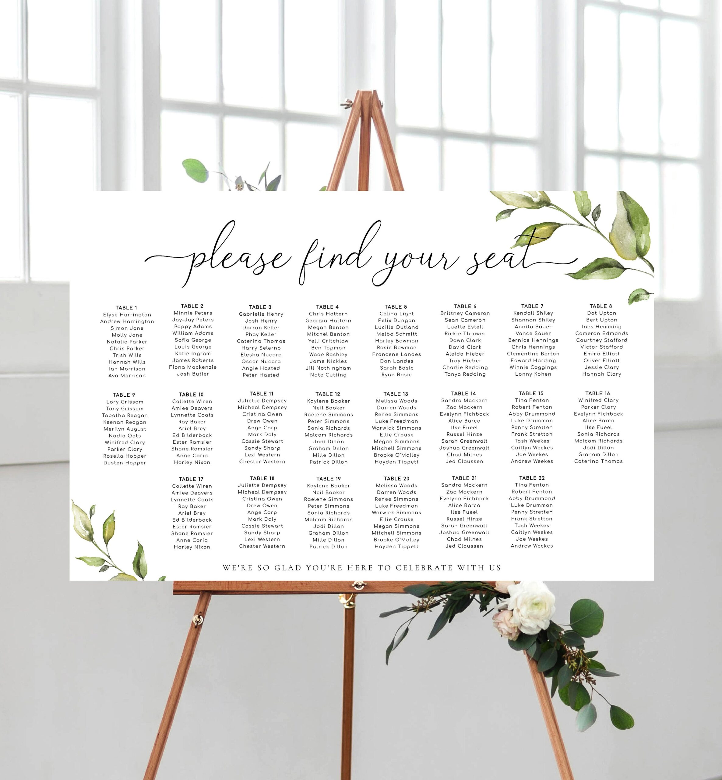 Seating Charts Template