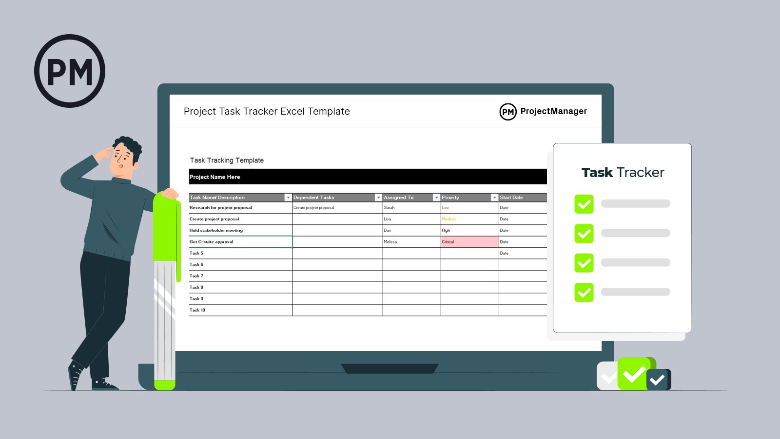 Project Task List Template