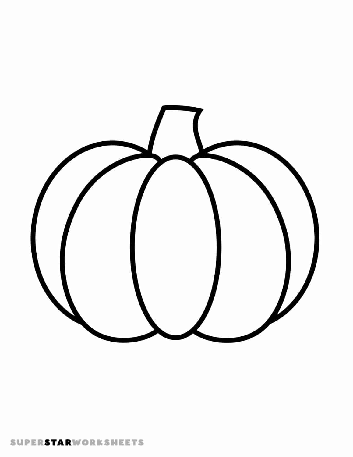 Pumpkin Coloring Pages Free Printable