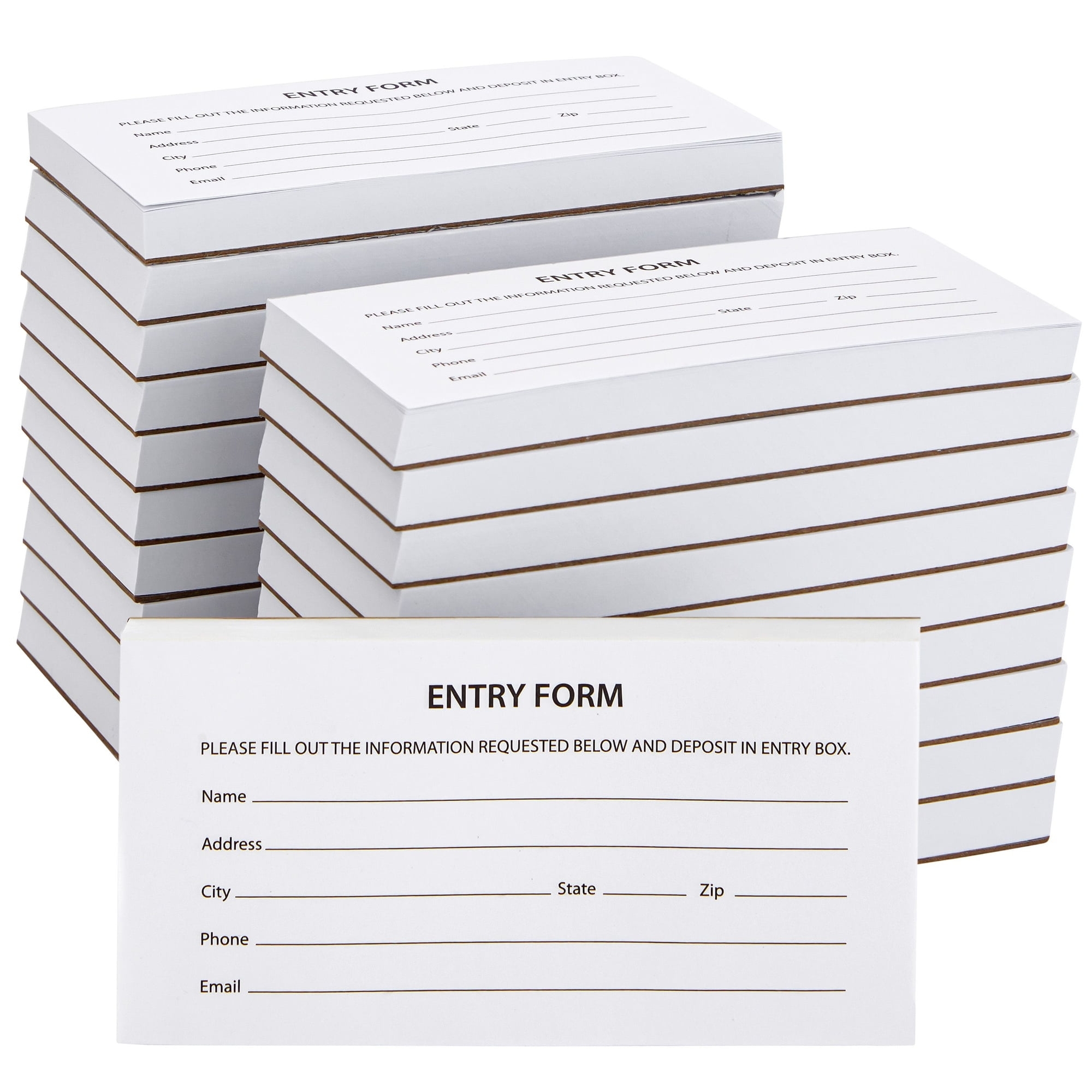 Raffle Entry Form Template