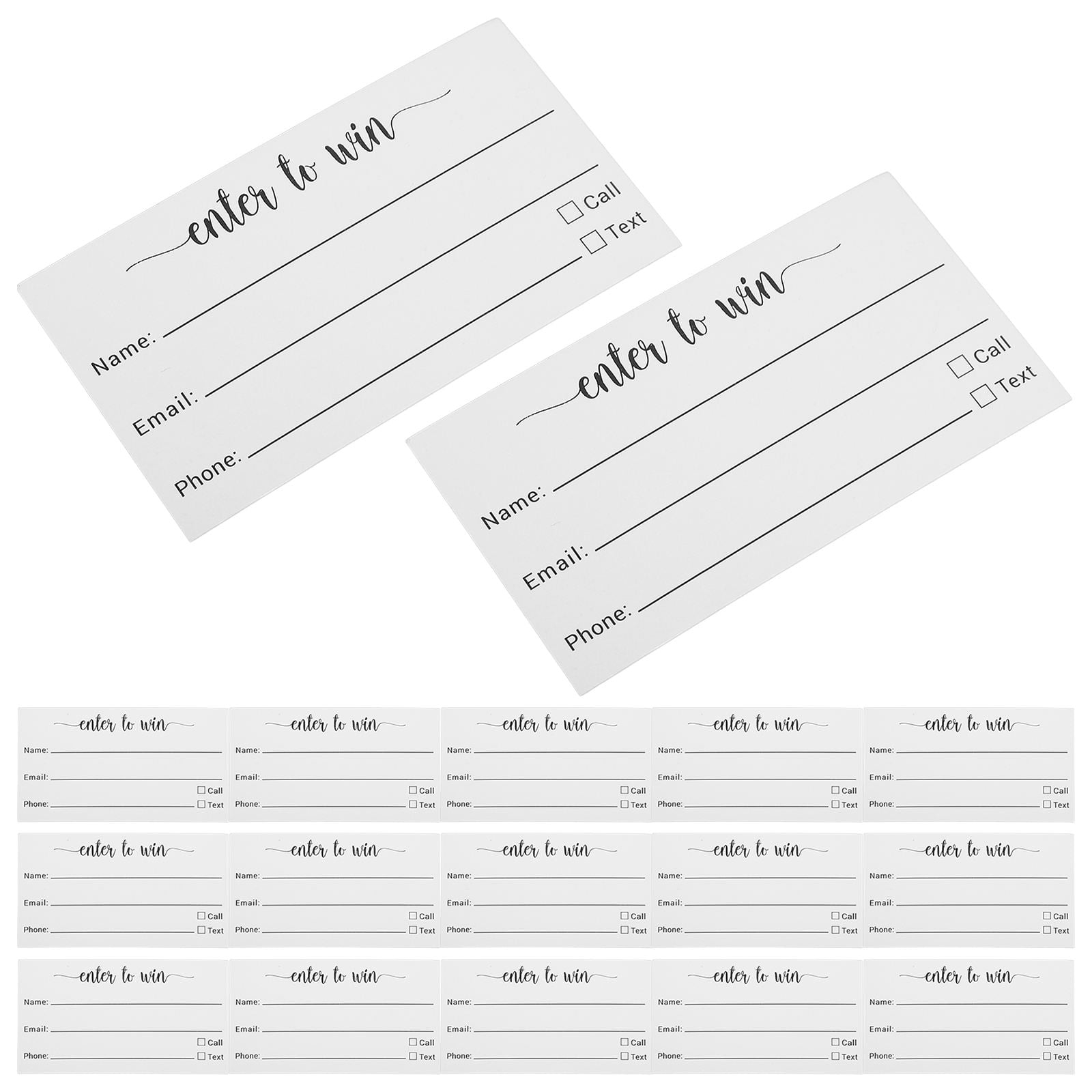 Door Prize Slips Template