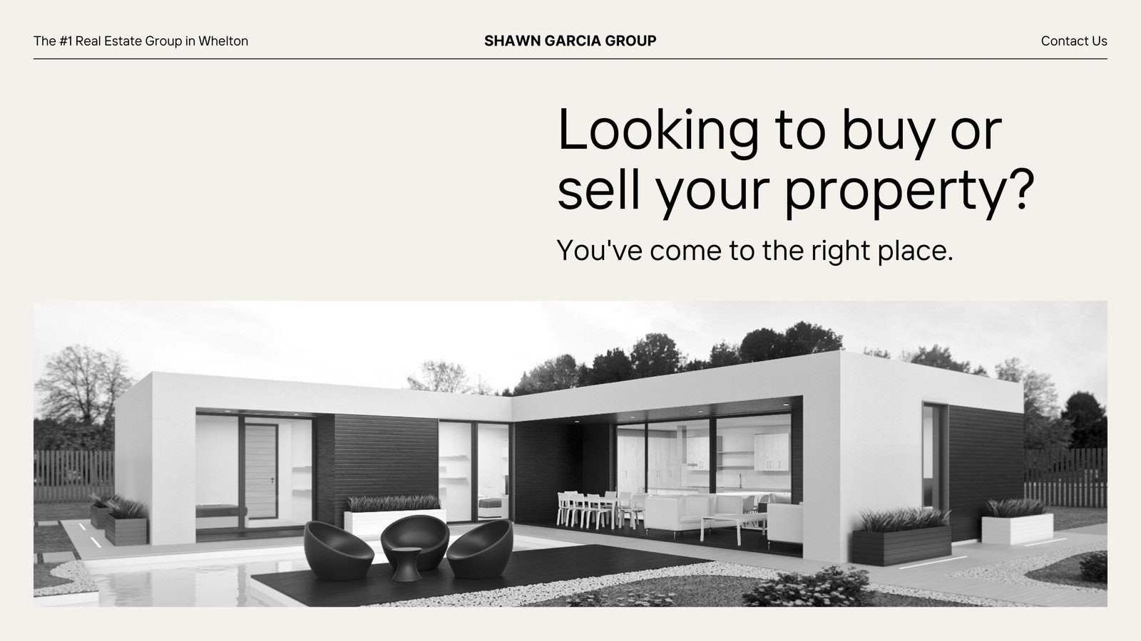 Real Estate Website In Cream Charcoal Dark Green Clean Grids Style