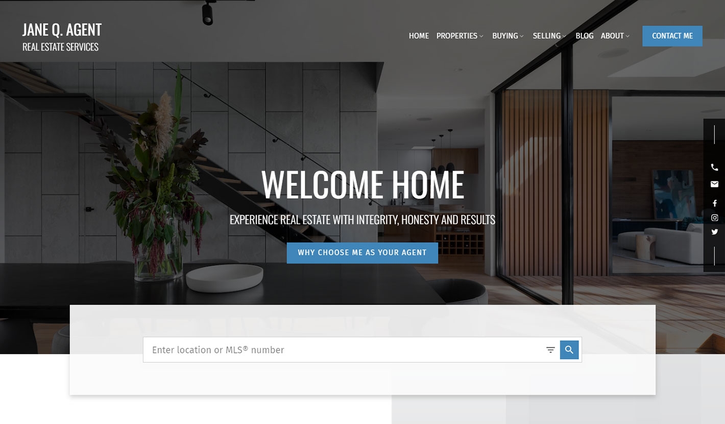 Real Estate Listing Website Template