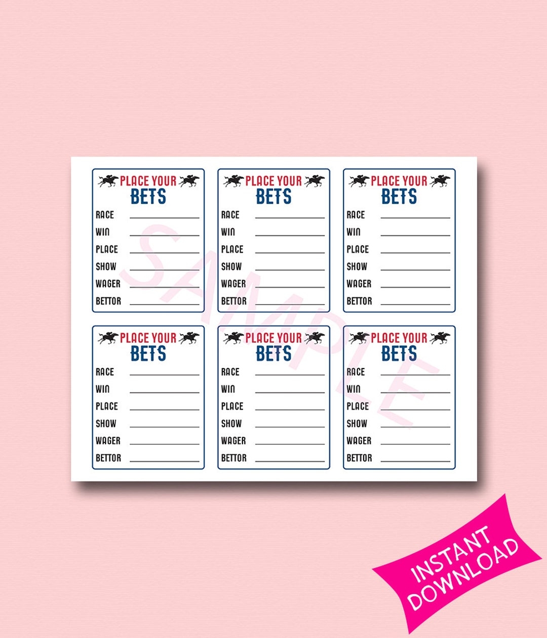 Bet Slip Template