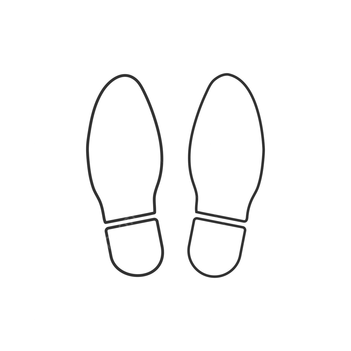 Shoe Print Template Printable Free
