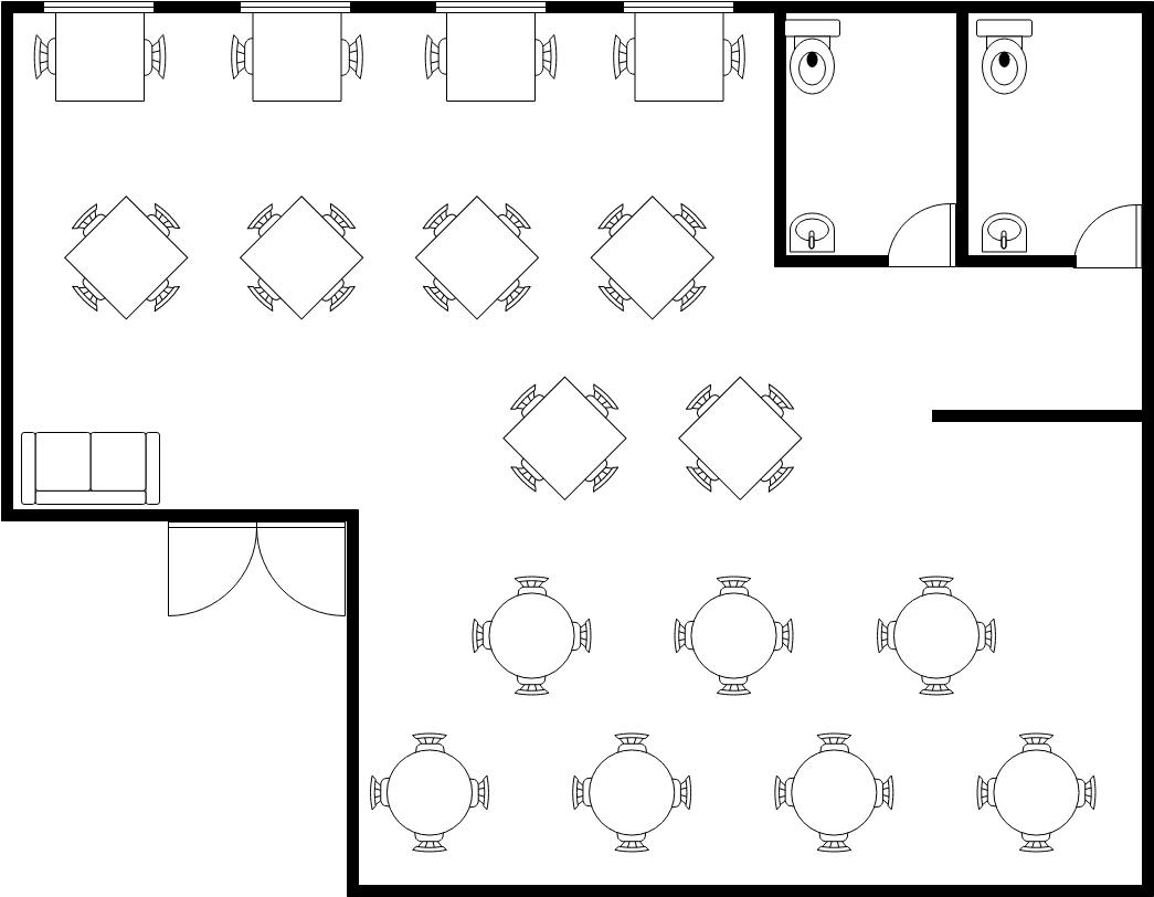 Restaurant Seating Chart Template
