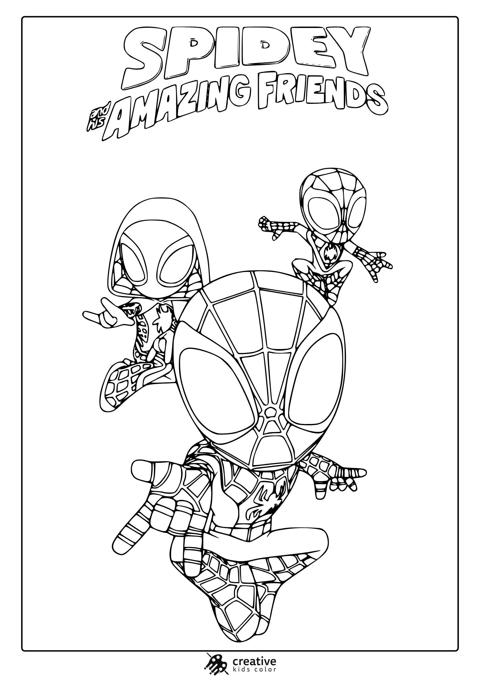 Spiderman Coloring Pages Free Printable