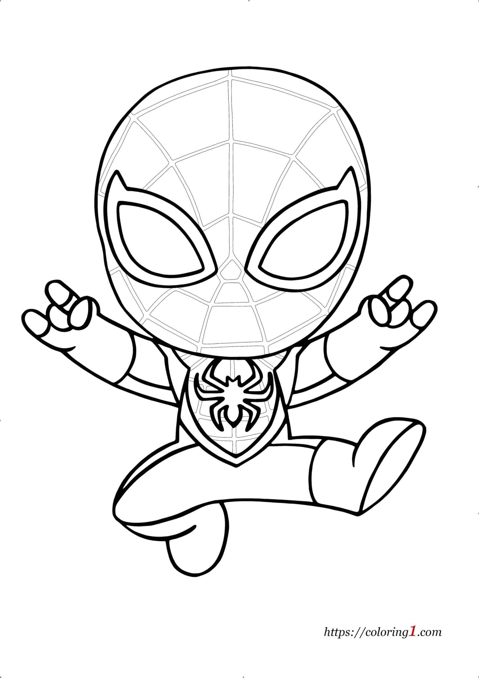 Spiderman Printable Coloring Pages Free