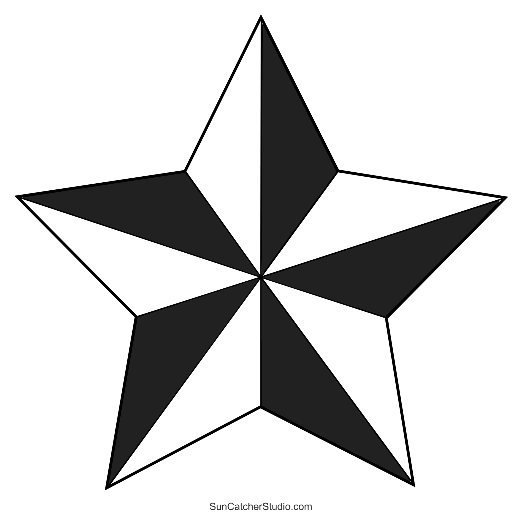 Star Patterns And Templates Stencils And Clip Art Designs Free Printables Monograms Design Tools Patterns U0026 DIY Projects